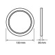 Downlight panel Redondo LED Superficie Blanco 6W